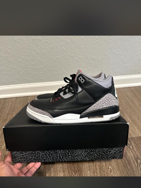 Jordan Other - Jordan 3 black cement, size 10, very little used comes with tags and box